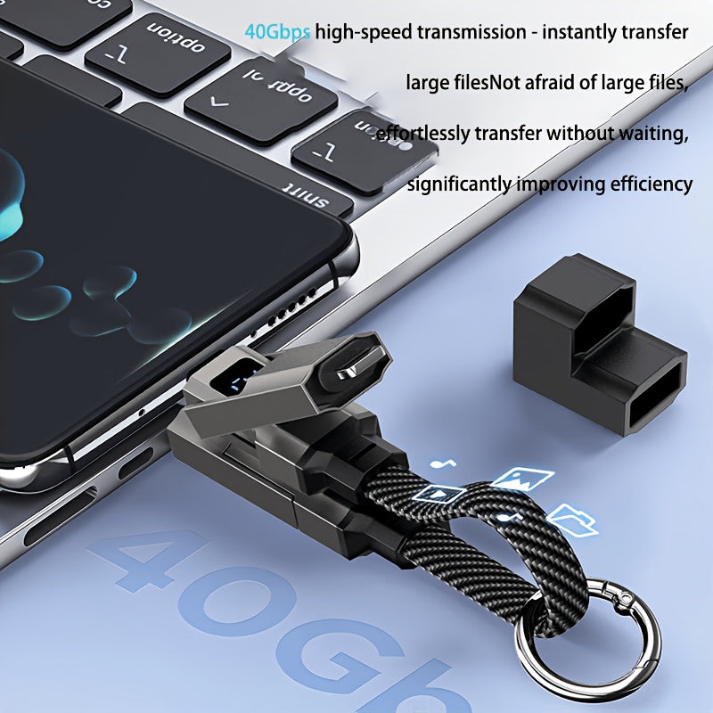 ASUS adol 4-in-1 lanyard charging cable, view 3