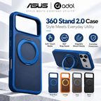 ASUS adol 360° Stand 2.0 Case — soft-touch matte finish, 360° ring stand and magnetic mount