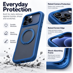 Everyday protection — raised camera bezel and shock-absorbing frame