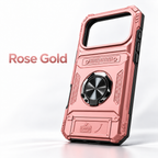 ASUS adol Rugged Ring Card Case in Rose Gold — back view