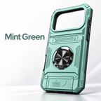 ASUS adol Rugged Ring Card Case in Mint Green — back view