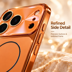 Refined side detail — precision buttons and polished frame