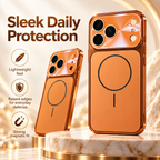 Sleek daily protection — lightweight feel, raised edges and strong magnetic fit