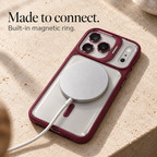 Made to connect — built-in magnetic ring for magnetic chargers and accessories