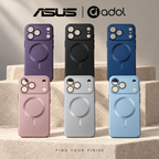 Metallic Paint Magnetic Case in six colors — Dark Purple, Rose Gold, Deep Blue, Graphite Black, Elegant Silver and Alpine Blue