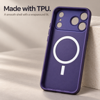 Made with TPU — a smooth shell with a wraparound fit