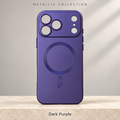 Dark Purple Metallic Paint Magnetic Case — satin metal-paint finish